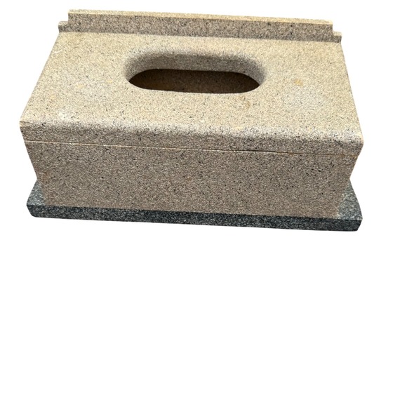 Vintage Tissue Box Stone House Diorama Display Shelf Decor‎ Cottagecore - Picture 8 of 10